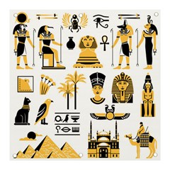 Egypt-symbols-decorative-icons-set Banner And Sign 3  X 3  by Jancukart