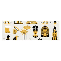 Egypt-symbols-decorative-icons-set Banner And Sign 6  X 2 