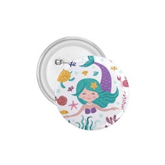 Set-cute-mermaid-seaweeds-marine-inhabitants 1.75  Buttons