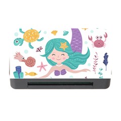 Set-cute-mermaid-seaweeds-marine-inhabitants Memory Card Reader with CF