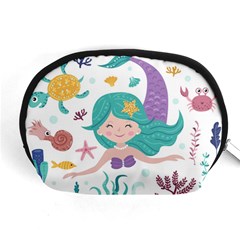 Set-cute-mermaid-seaweeds-marine-inhabitants Accessory Pouch (Medium)