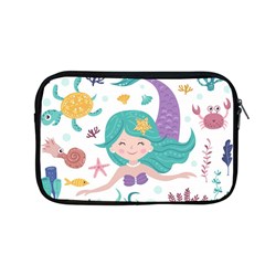 Set-cute-mermaid-seaweeds-marine-inhabitants Apple MacBook Pro 13  Zipper Case