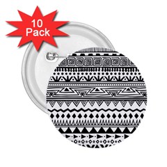 Boho-style-pattern 2 25  Buttons (10 Pack) 