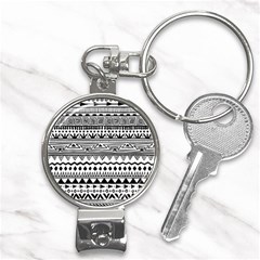 Boho-style-pattern Nail Clippers Key Chain by Jancukart