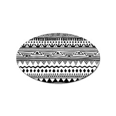 Boho-style-pattern Sticker Oval (10 Pack)