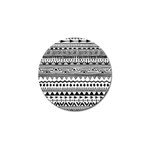 Boho-style-pattern Golf Ball Marker Front