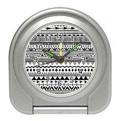 Boho-style-pattern Travel Alarm Clock