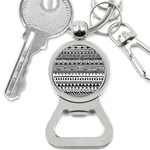 Boho-style-pattern Bottle Opener Key Chain Front