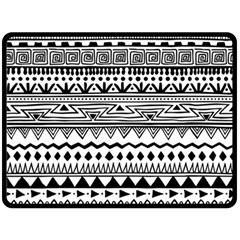 Boho-style-pattern Fleece Blanket (large) 