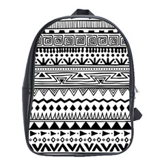 Boho-style-pattern School Bag (xl)