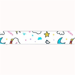 Unicorns-rainbows-seamless-pattern Small Bar Mat