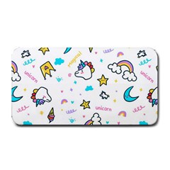 Unicorns-rainbows-seamless-pattern Medium Bar Mat