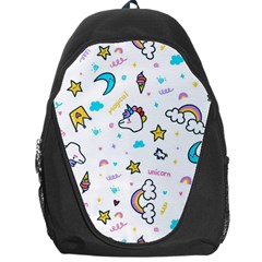 Unicorns-rainbows-seamless-pattern Backpack Bag