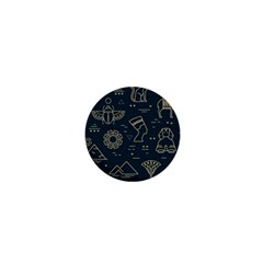 Dark-seamless-pattern-symbols-landmarks-signs-egypt -- 1  Mini Buttons