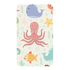 Underwater-seamless-pattern-light-background-funny Memory Card Reader (rectangular)