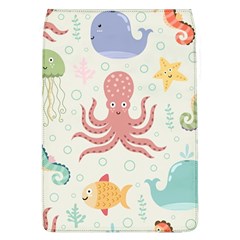 Underwater-seamless-pattern-light-background-funny Removable Flap Cover (l)