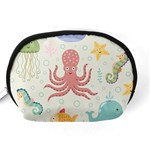 Underwater-seamless-pattern-light-background-funny Accessory Pouch (Medium) Back