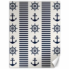 Nautical-seamless-pattern-vector-illustration Canvas 36  X 48  by Jancukart