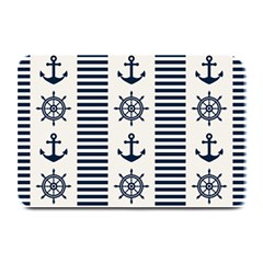 Nautical-seamless-pattern-vector-illustration Plate Mats