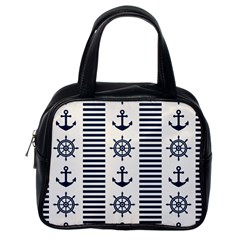 Nautical-seamless-pattern-vector-illustration Classic Handbag (one Side)