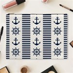 Nautical-seamless-pattern-vector-illustration Cosmetic Bag (XL) Front