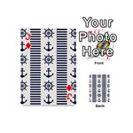 Nautical-seamless-pattern-vector-illustration Playing Cards 54 Designs (Mini) Front - DiamondJ