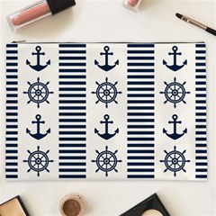 Nautical-seamless-pattern-vector-illustration Cosmetic Bag (xxl)