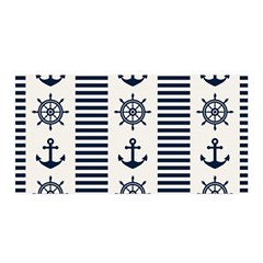 Nautical-seamless-pattern-vector-illustration Satin Wrap 35  X 70 