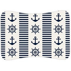 Nautical-seamless-pattern-vector-illustration Velour Seat Head Rest Cushion