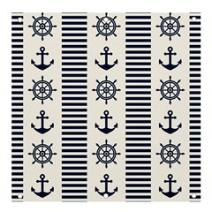 Nautical-seamless-pattern-vector-illustration Banner And Sign 4  X 4  by Jancukart