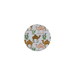 Camels-cactus-desert-pattern 1  Mini Buttons