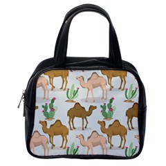 Camels-cactus-desert-pattern Classic Handbag (one Side)