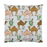 Camels-cactus-desert-pattern Standard Cushion Case (One Side) Front