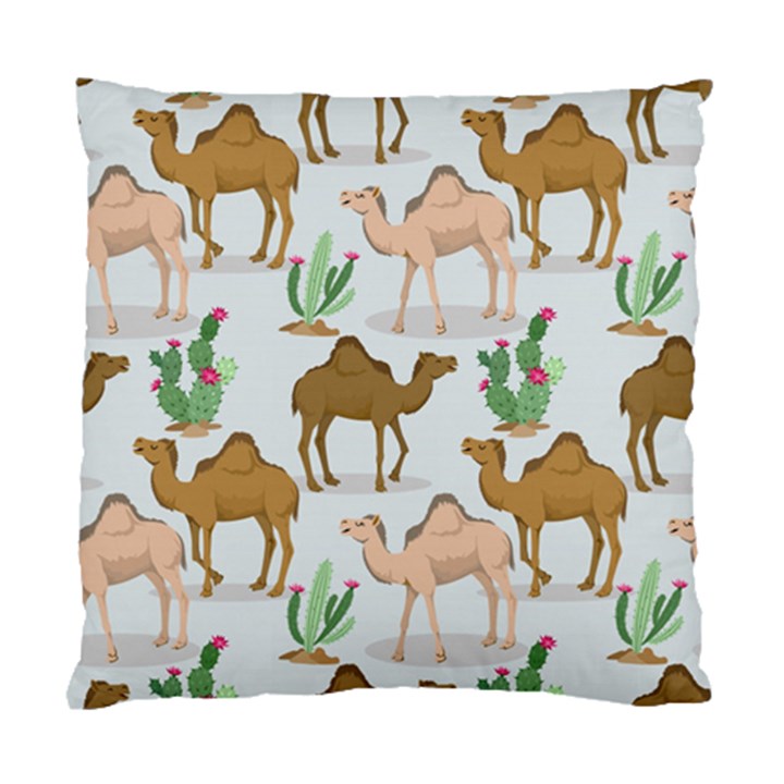 Camels-cactus-desert-pattern Standard Cushion Case (One Side)