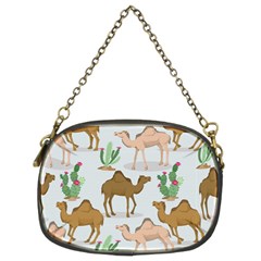 Camels-cactus-desert-pattern Chain Purse (two Sides)