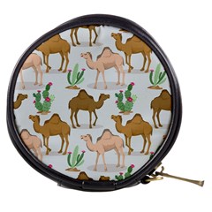 Camels-cactus-desert-pattern Mini Makeup Bag