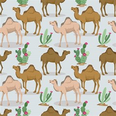 Camels-cactus-desert-pattern Play Mat (rectangle)