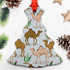 Camels-cactus-desert-pattern Ornament (christmas Tree) 