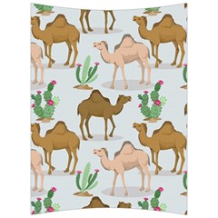 Camels-cactus-desert-pattern Back Support Cushion