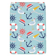 Nautical-marine-symbols-seamless-pattern Removable Flap Cover (s)