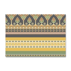 Seamless-pattern-egyptian-ornament-with-lotus-flower Sticker A4 (10 Pack) by Jancukart