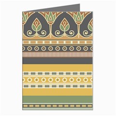 Seamless-pattern-egyptian-ornament-with-lotus-flower Greeting Card