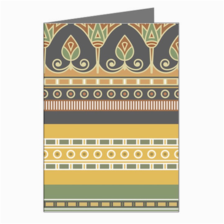 Seamless-pattern-egyptian-ornament-with-lotus-flower Greeting Card