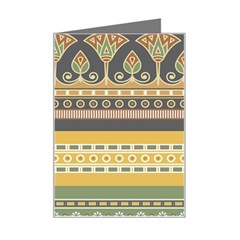 Seamless-pattern-egyptian-ornament-with-lotus-flower Mini Greeting Card