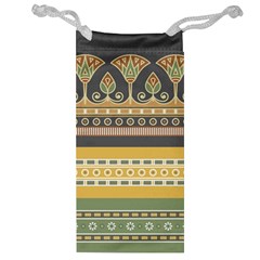 Seamless-pattern-egyptian-ornament-with-lotus-flower Jewelry Bag