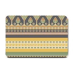 Seamless-pattern-egyptian-ornament-with-lotus-flower Small Doormat