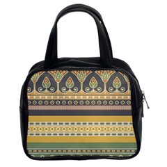 Seamless-pattern-egyptian-ornament-with-lotus-flower Classic Handbag (two Sides)