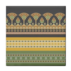 Seamless-pattern-egyptian-ornament-with-lotus-flower Face Towel