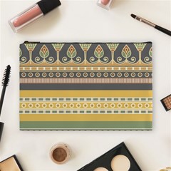 Seamless-pattern-egyptian-ornament-with-lotus-flower Cosmetic Bag (large)