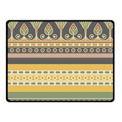 Seamless-pattern-egyptian-ornament-with-lotus-flower Fleece Blanket (small)